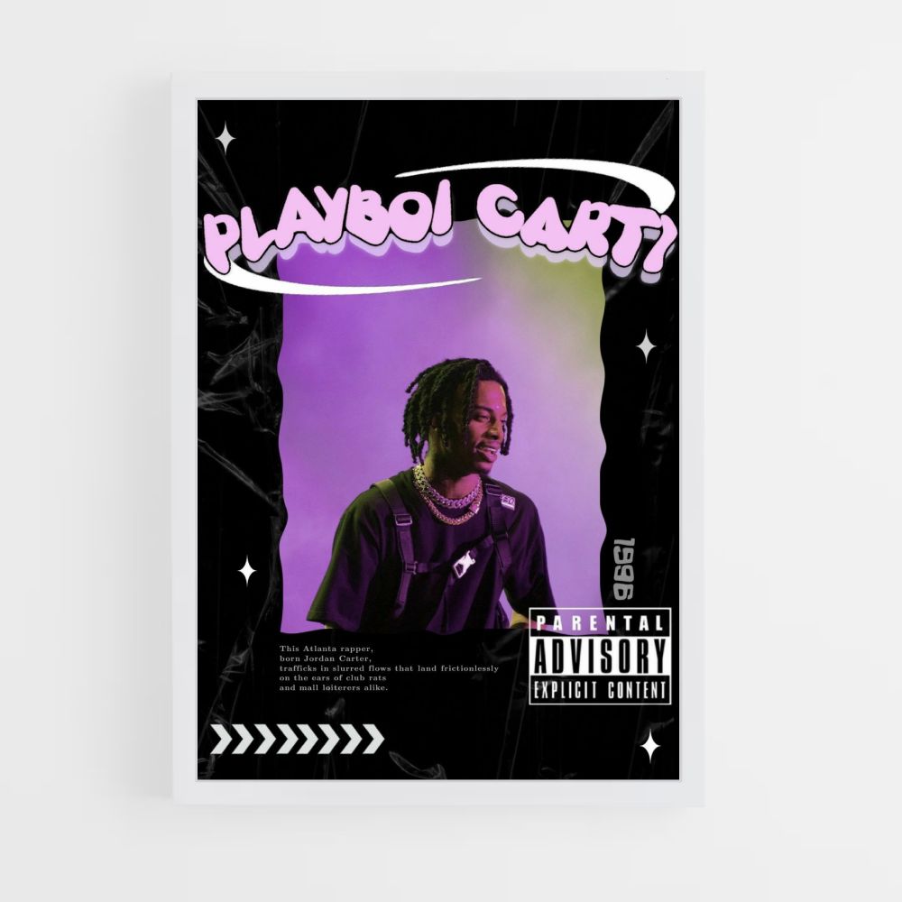 Playboy Carti Purple Poster