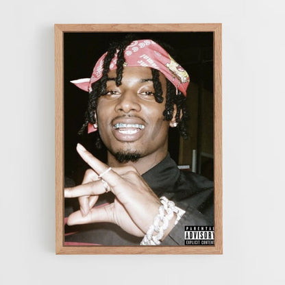 Playboy Carti Bandana Poster