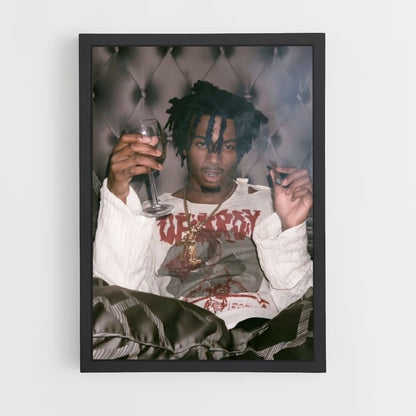 Playboy Carti Smoke Poster