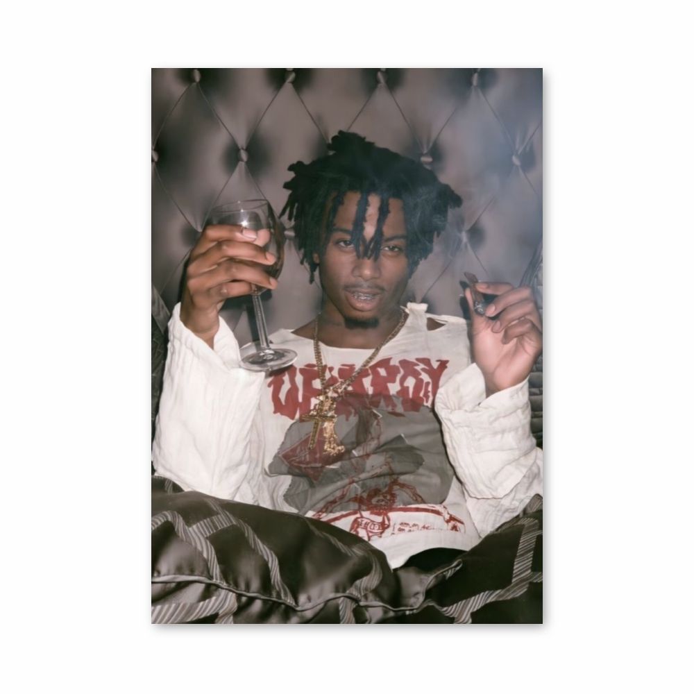 Playboy Carti Smoke Poster