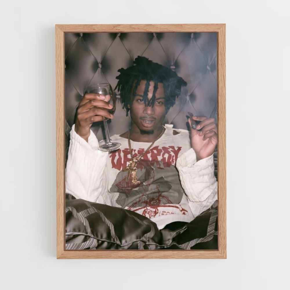 Playboy Carti Smoke Poster