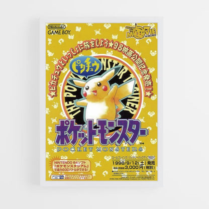 Poster Pikachu Japan