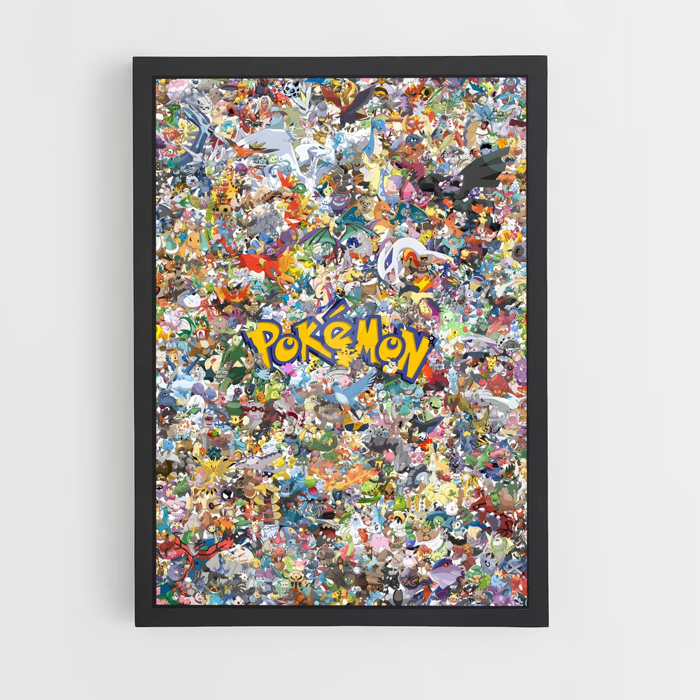 pokemon-11 cadre Noir