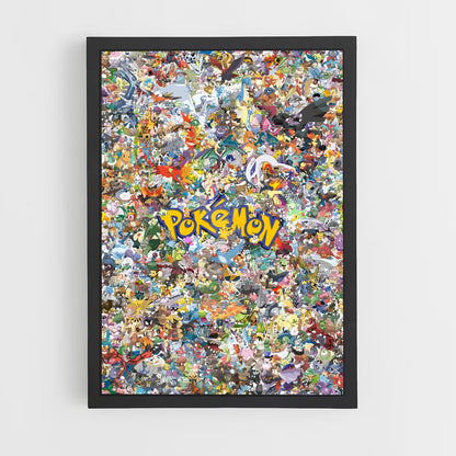 pokemon-11 cadre Noir