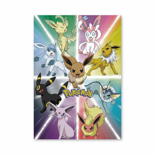 Poster Eevee Evolutions