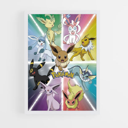 Poster Eevee Evolutions