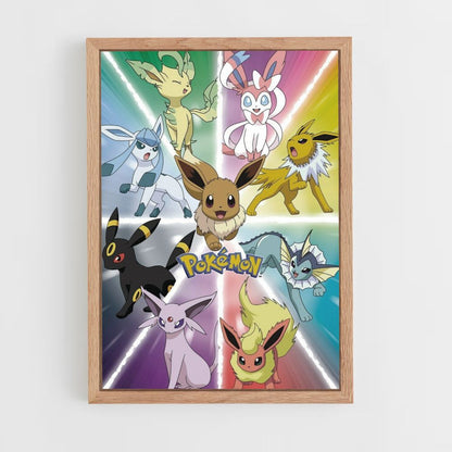 Poster Eevee Evolutions