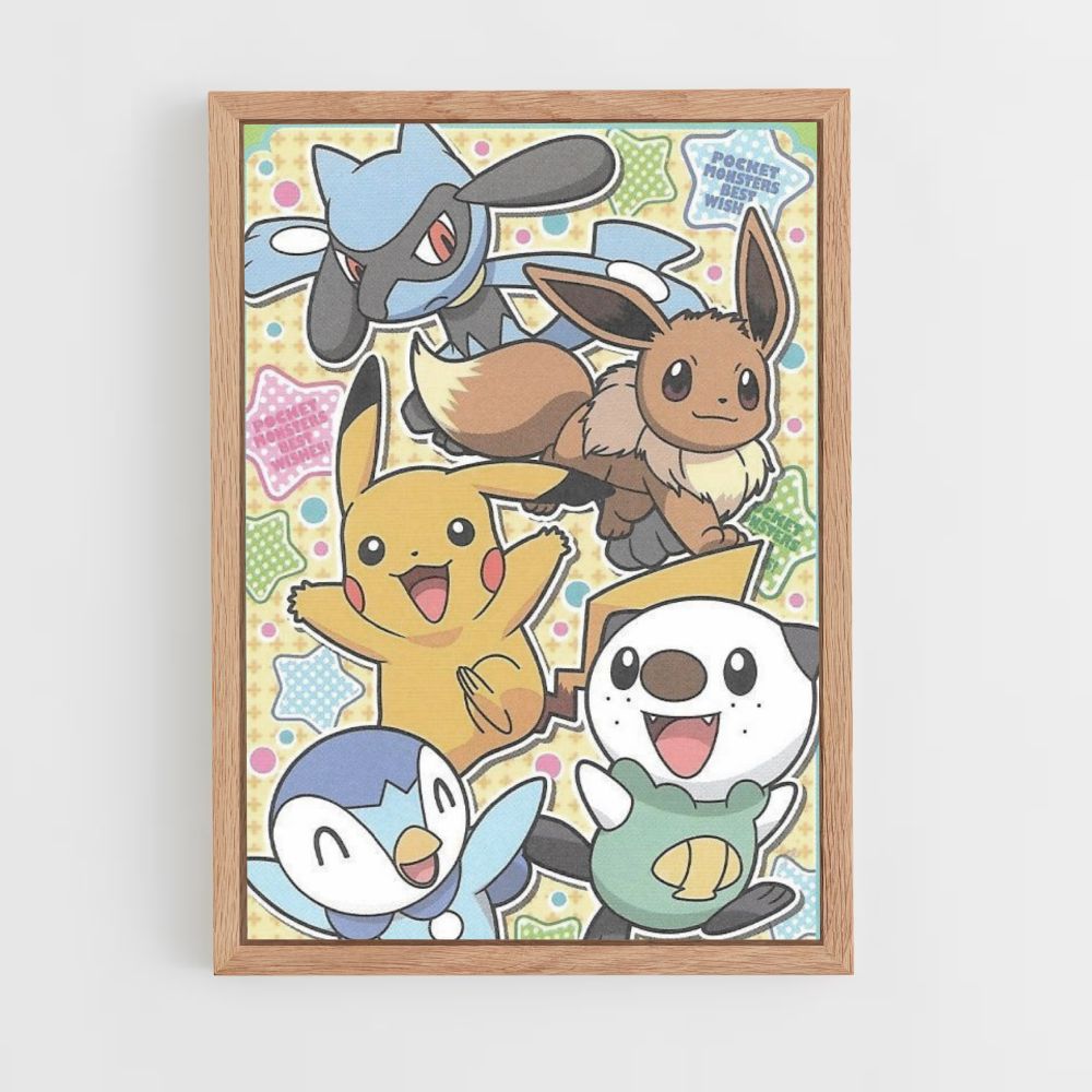 Vintage Pokemon Poster