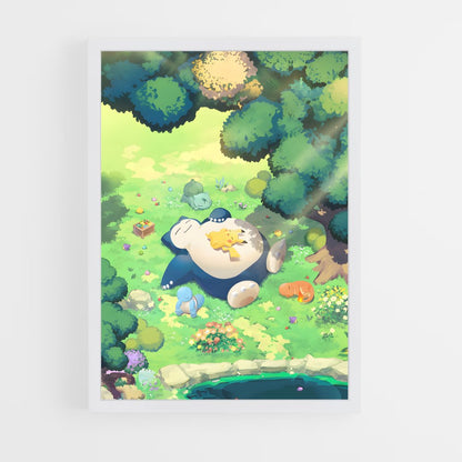 pokemon-17 cadre Blanc