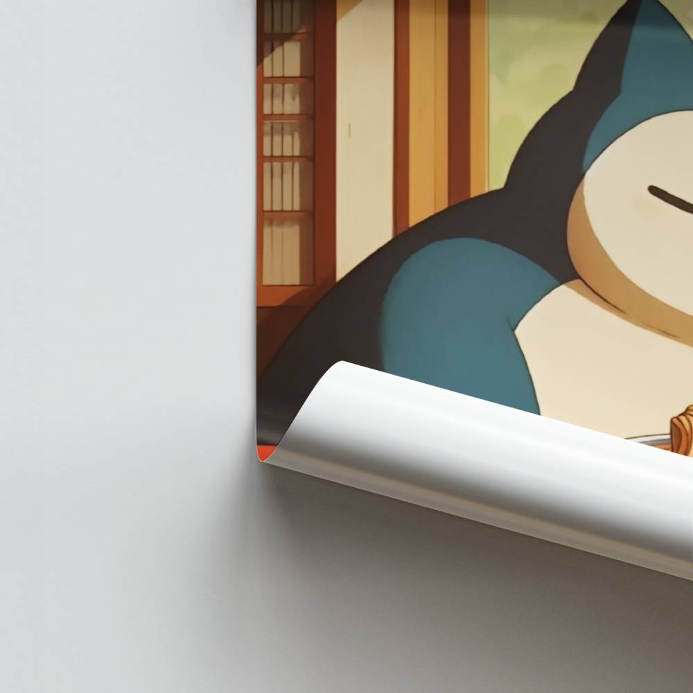 Poster Snorlax Ramen