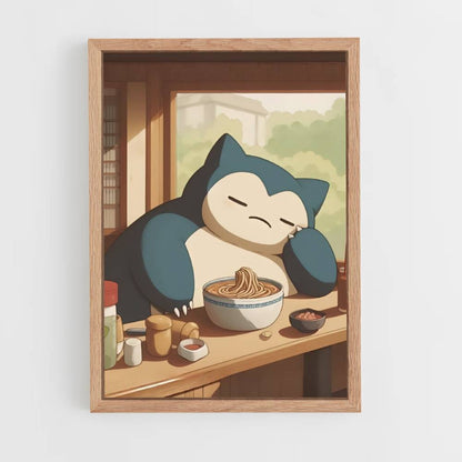 Poster Snorlax Ramen