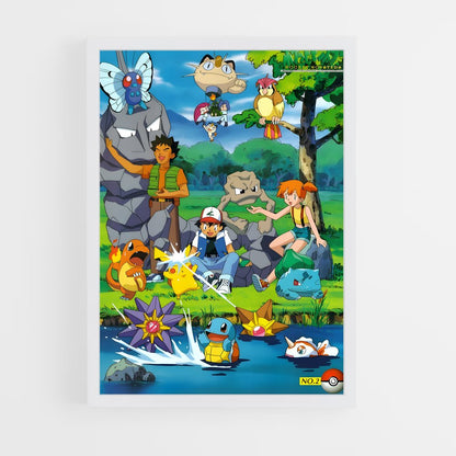 pokemon-6 cadre Blanc