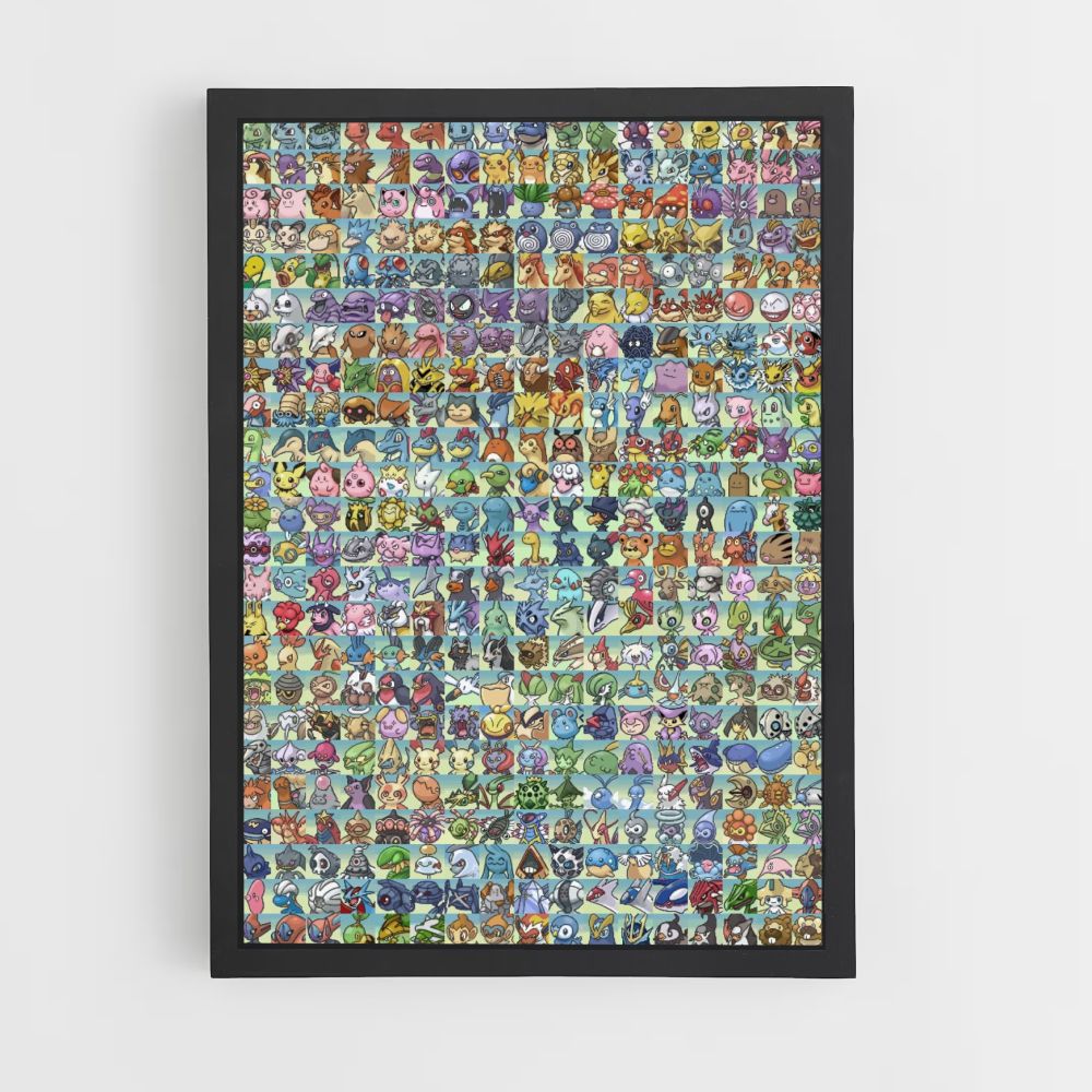 Poster Pokemon List