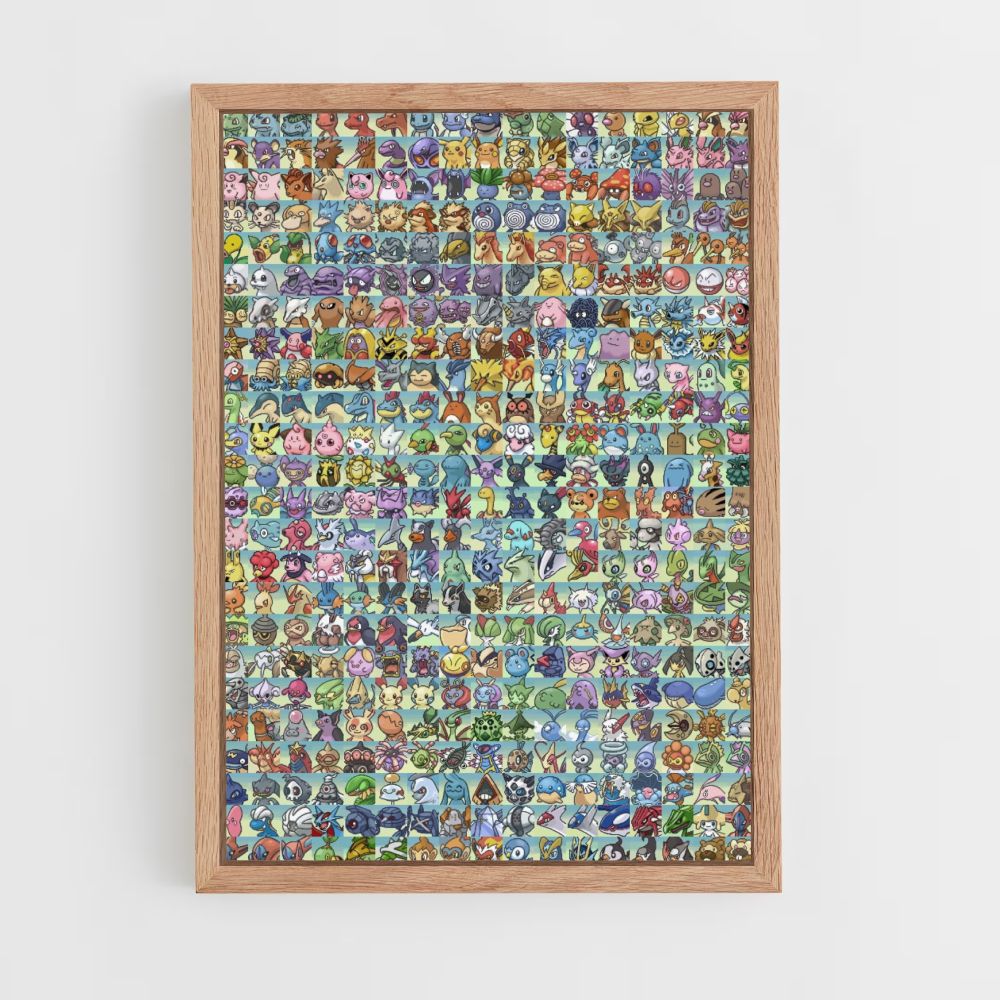 Poster Pokemon List