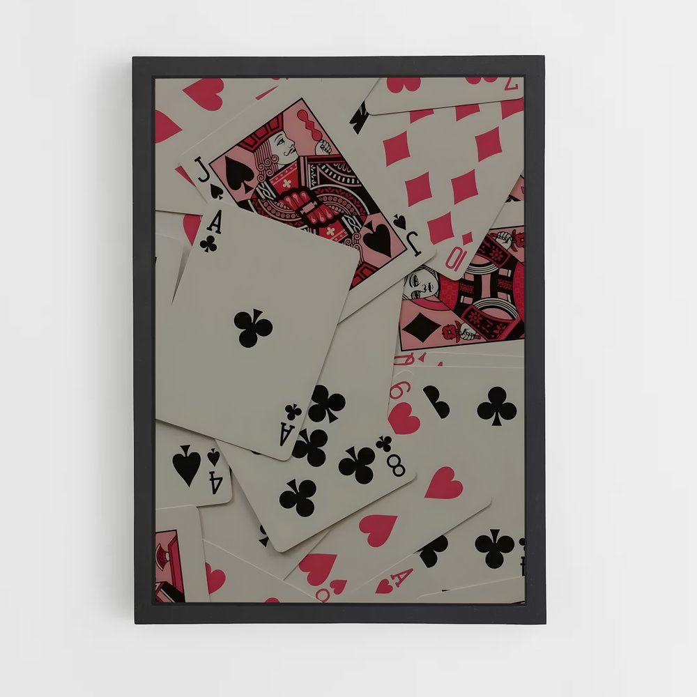 poker-2 cadre Noir
