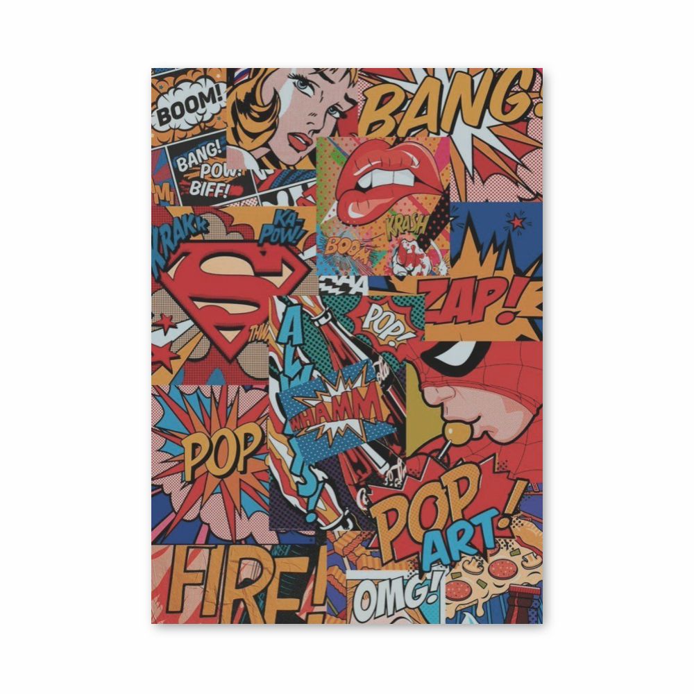 Pop Art Comics Poster