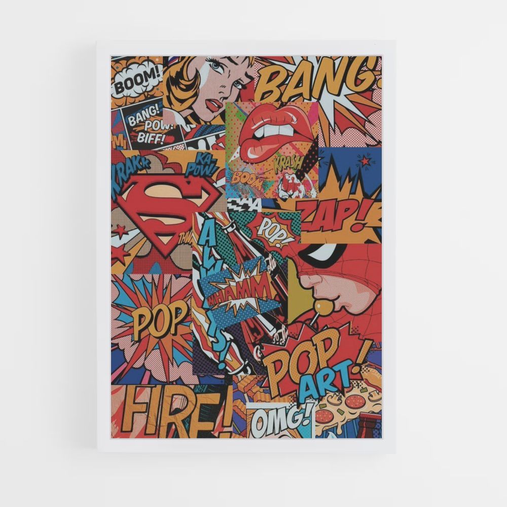 Pop Art Comics Poster