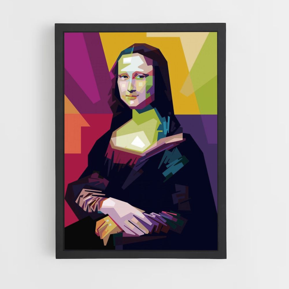 Mona Lisa Pop Art Poster