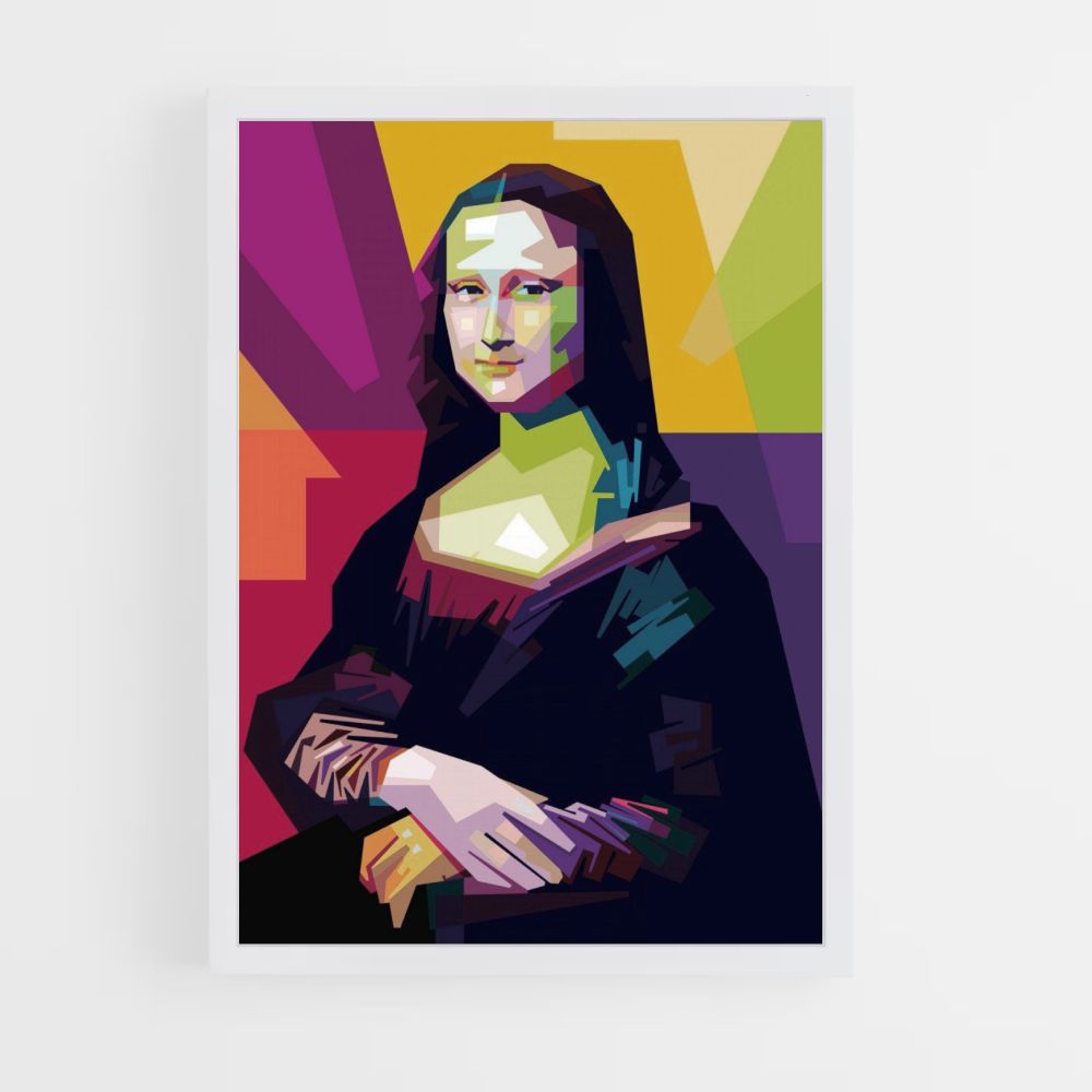 Mona Lisa Pop Art Poster