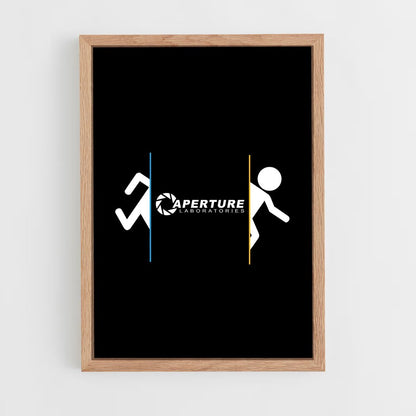 portal-7 cadre Bois clair