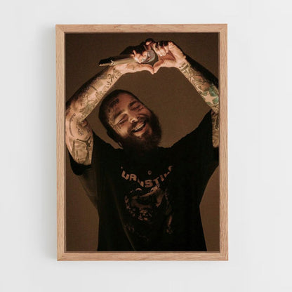 Post Malone Heart Poster