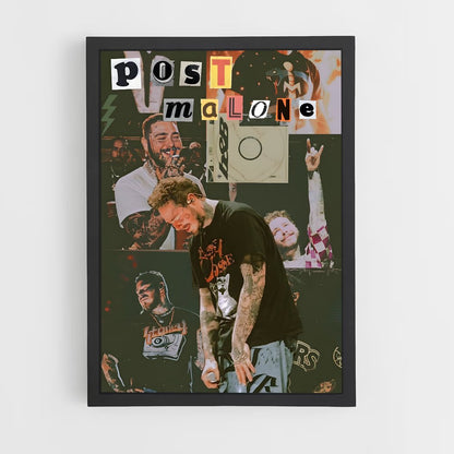 post-malone-17 cadre Noir