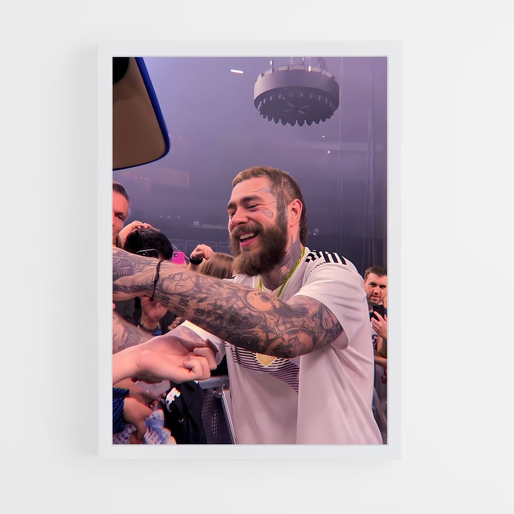 post-malone-20 cadre Blanc