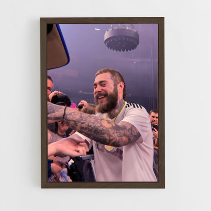 post-malone-20 cadre Bois foncé