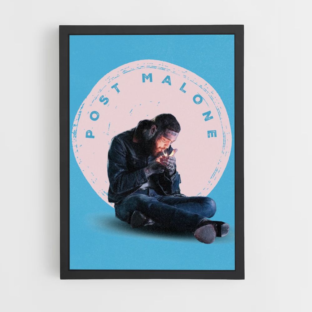 Post Malone Blue Poster