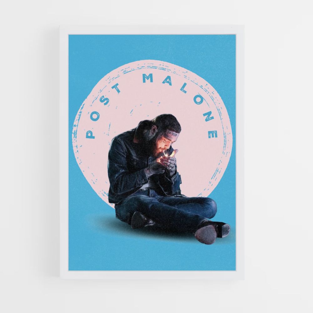 Post Malone Blue Poster