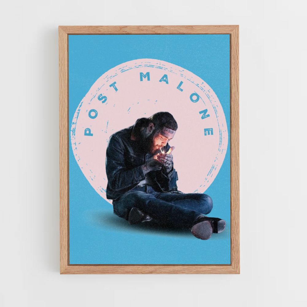 Post Malone Blue Poster