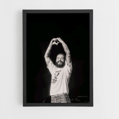 Post Malone Black Poster