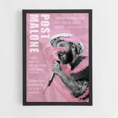 Post Malone Rose Poster