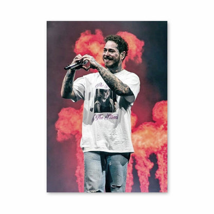 Post Malone Fire Poster