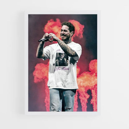 Post Malone Fire Poster