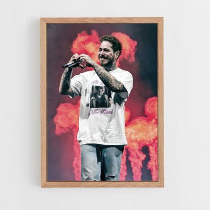 Post Malone Fire Poster