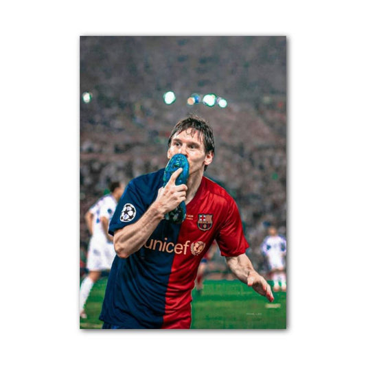 Poster Messi Chaussure