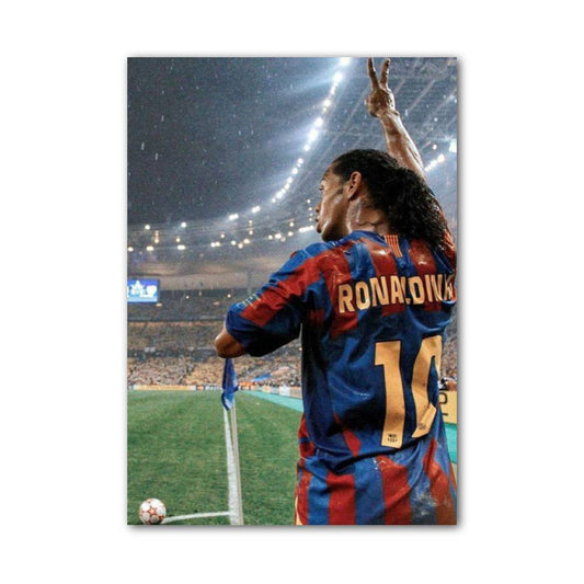 Poster Ronaldinho Barca