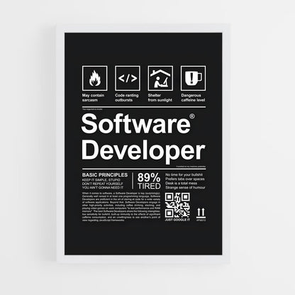 programmer-1 cadre Blanc