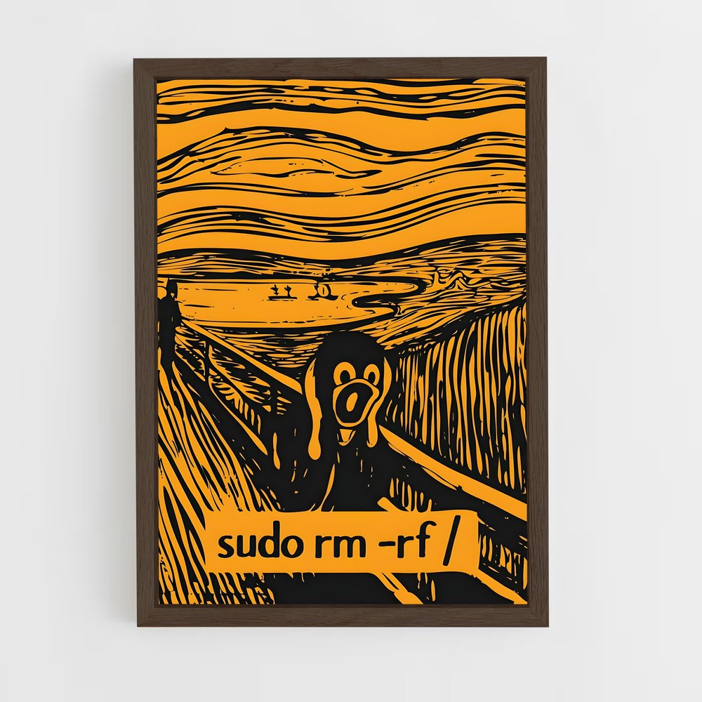 programmer-12 cadre Bois foncé