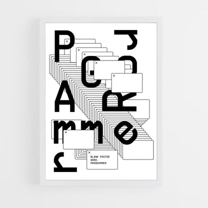 programmer-6 cadre Blanc