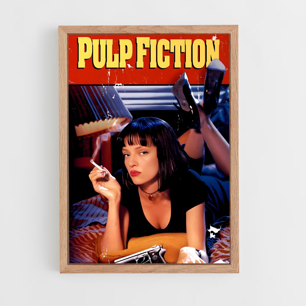 Vintage Pulp Fiction Poster | Aesthetic Posters