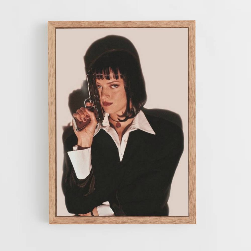 Pulp Fiction Gun Poster