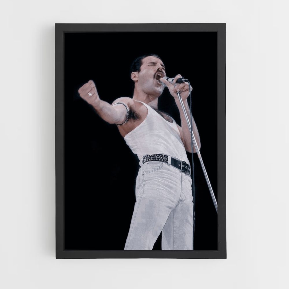 Poster Freddy Mercury Sings