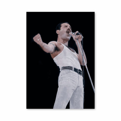 Poster Freddy Mercury Sings