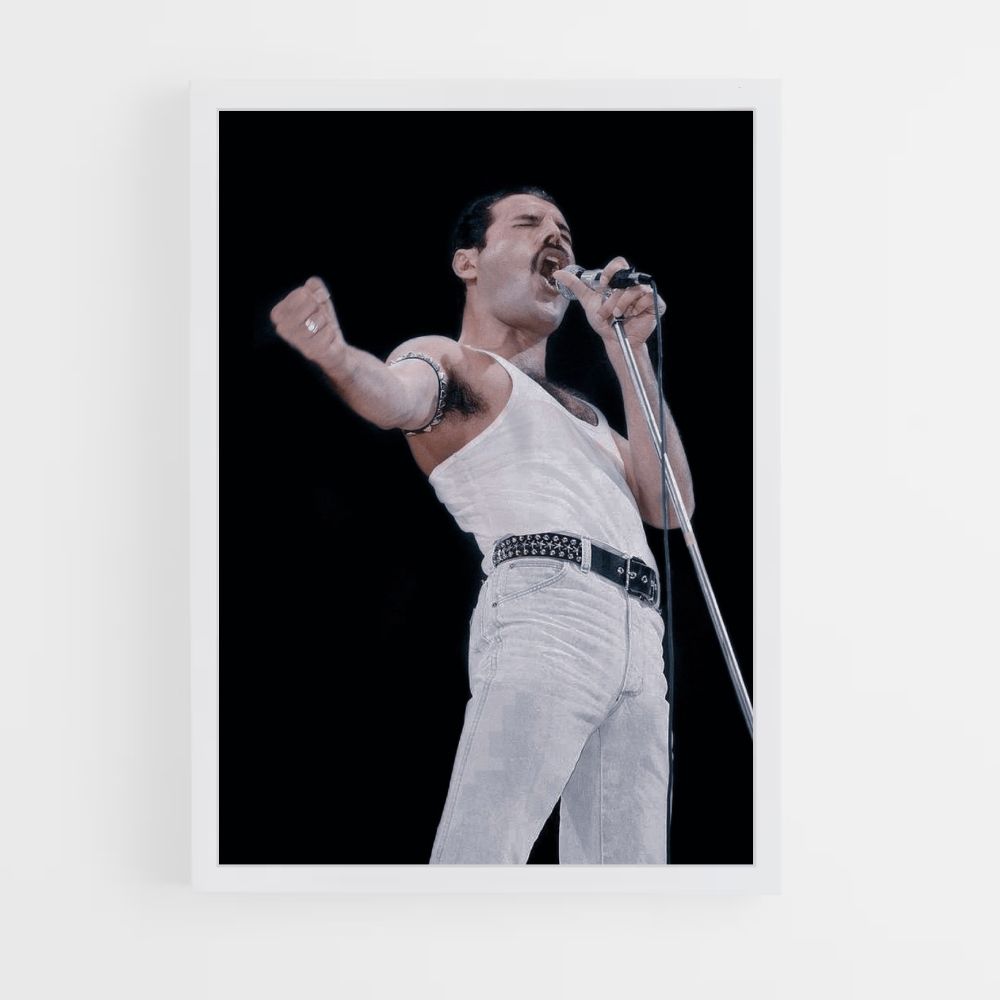 Poster Freddy Mercury Sings