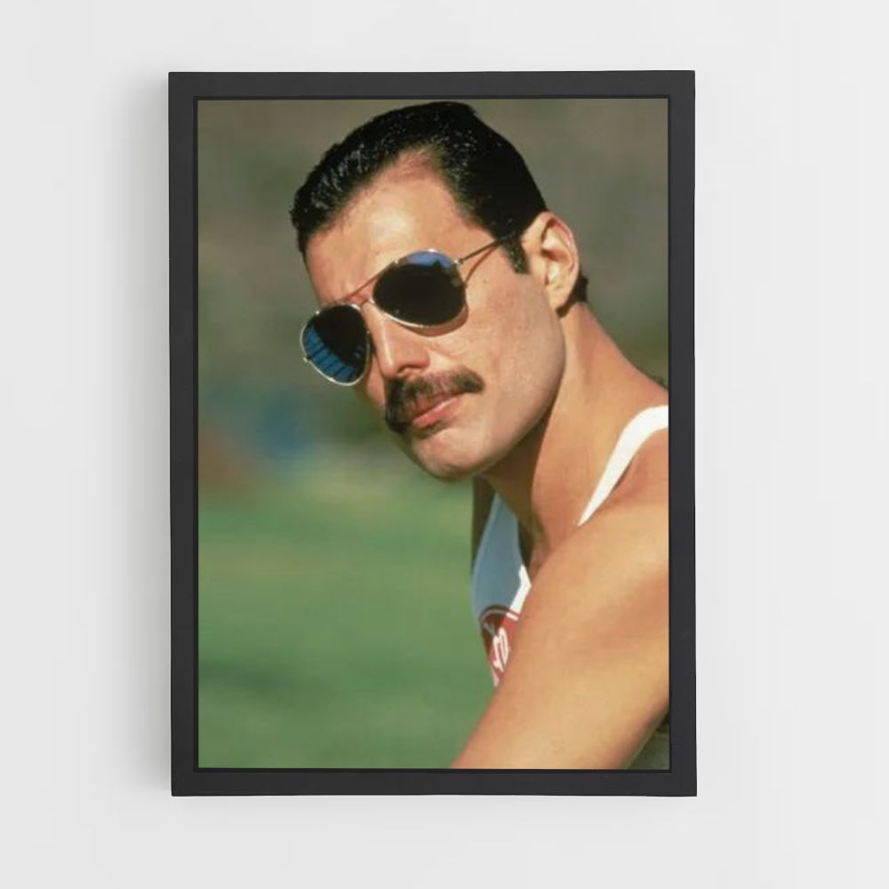 Poster Freddy Mercury Mustache