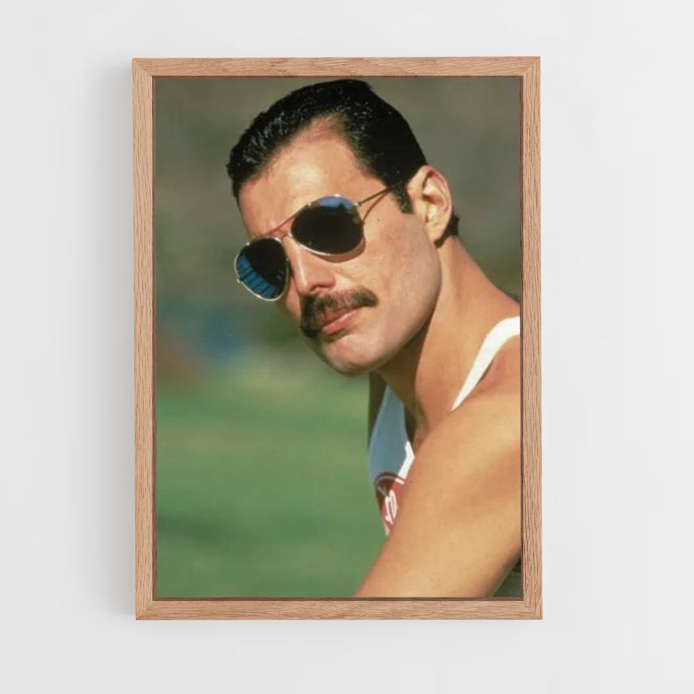 Poster Freddy Mercury Mustache