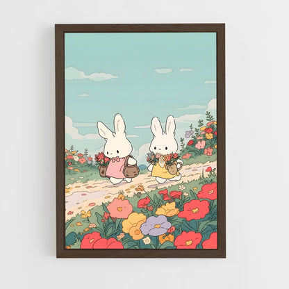 rabbit-7 cadre Bois foncé
