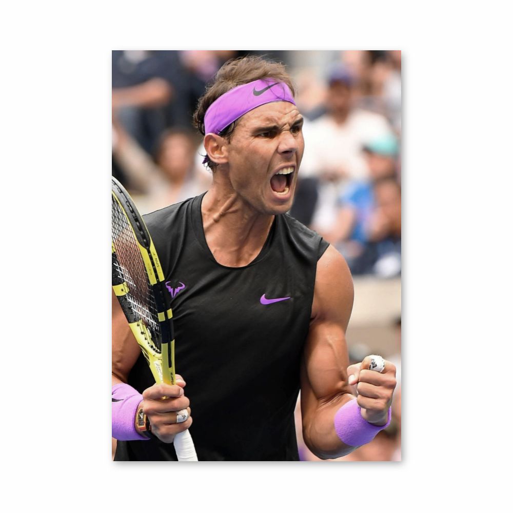 Rafael Nadal Purple Poster